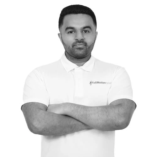 Khuram Amin, HCPC registered physiotherapist at Full Motion Physio Manchester